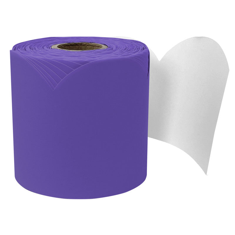 Deep Purple Rolled Scalloped Border (Pack of 6)
