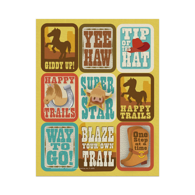 Wild Wild Class Stickers Giant (Pack of 12)
