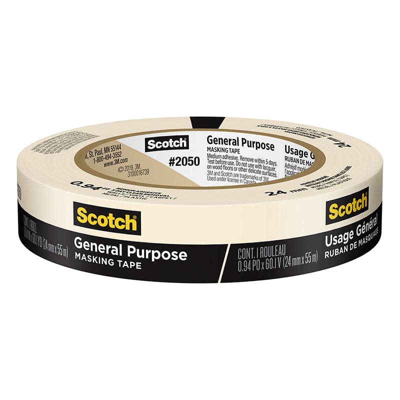 1 Roll Masking Tape 24Mm General (Pack of 10) - Tape & Tape Dispensers - 3M Company