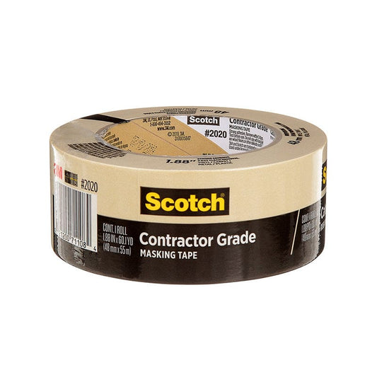 1 Roll Masking Tape 48Mm Contractor Grade (Pack of 8) - Tape & Tape Dispensers - 3M Company