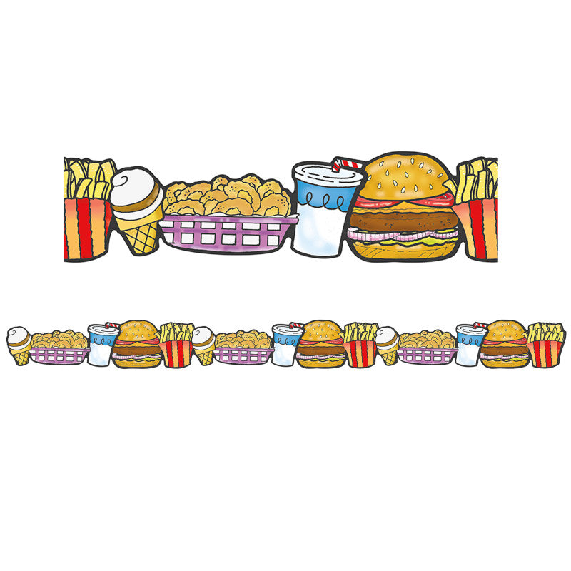 Fast Food Deco Trim Extra Wide (Pack of 10)