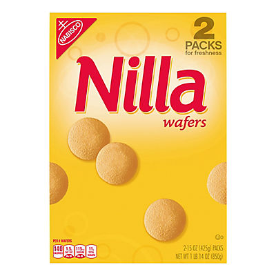 Nilla Wafers Cookies, Vanilla Wafer, 2 pk./15 oz.