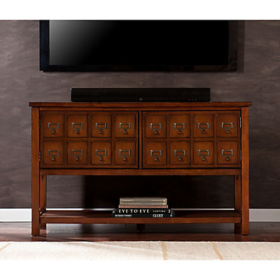 SEI Apothecary 50" Console/TV Stand - Mahogany