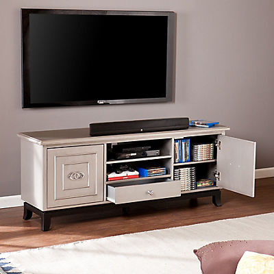 SEI Offal 60" TV Media Stand - Antique Gray