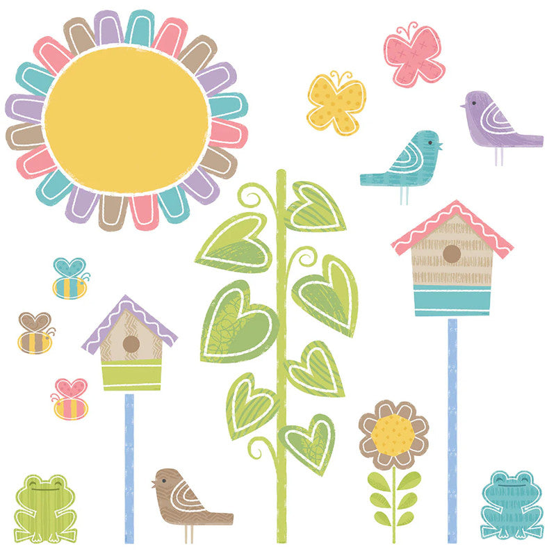 Rainbow Garden Bulletin Board Set (Pack of 3)