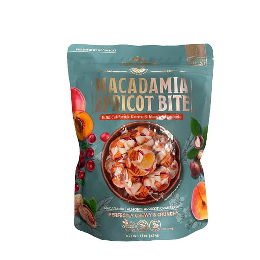 180 Snacks Macadamia Apricot Bite 15 oz. - 180 Snacks