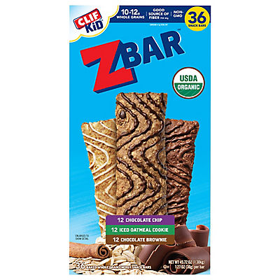 Clif Kid ZBar Variety Pack, 36 pk./1.27 oz.