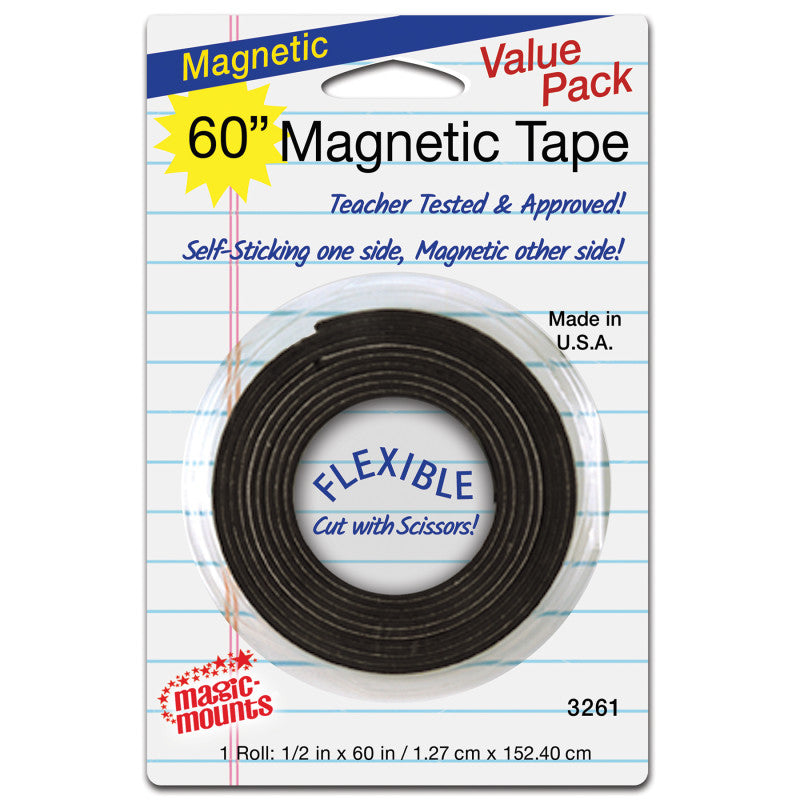 Magnetic Tape 1/2In X 60 Roll (Pack of 12)