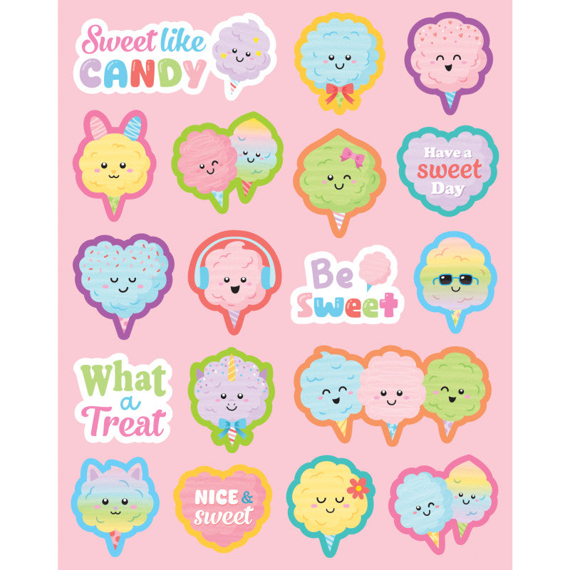 Cotton Candy Smelly Stickers (Pack of 12)