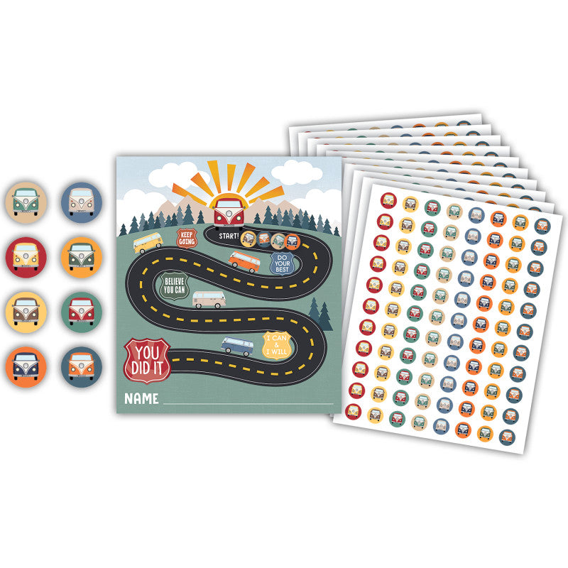 Moving Mountains Reward Trackers With Stickers (Pack of 10)