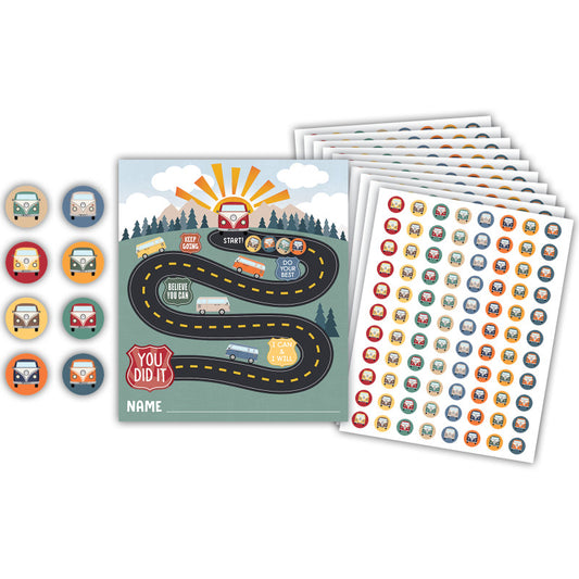 Moving Mountains Reward Trackers With Stickers (Pack of 10)