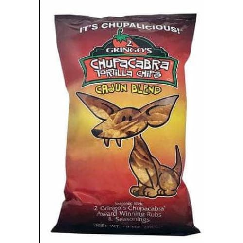 2 GRINGOS CHUPACABRA Grocery > Snacks > Chips > Tortilla & Corn Chips 2 GRINGOS CHUPACABRA Cajun Blend Tortilla Chips, 10 oz