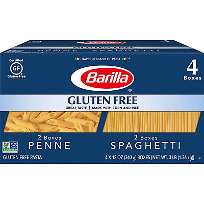 Barilla Gluten Free Penne and Spaghetti Variety Pack, 4 pk./12 oz.
