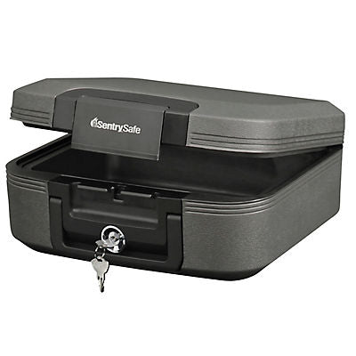 SentrySafe Fireproof/Waterproof Lock and Key Safe, 0.28 cu. ft.