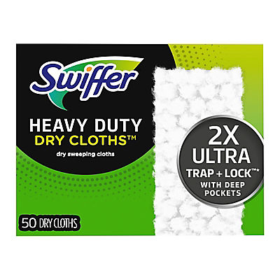 Swiffer Sweeper Heavy Duty Dry Multi-Surface Cloth Refills, 50 ct.