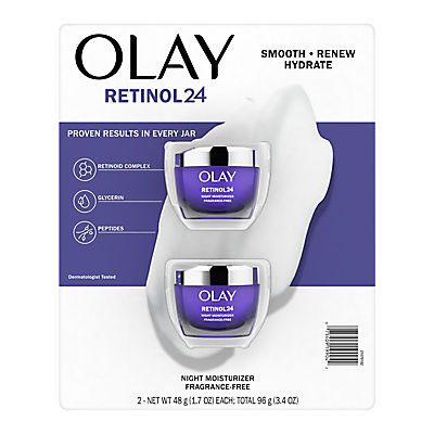 Olay Regenerist Retinol 24 Facial Moisturizer, 2 pk./1.7 oz.