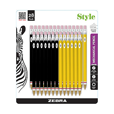 Zebra Style #2 .7mm Mechanical Pencil, 20 pk.