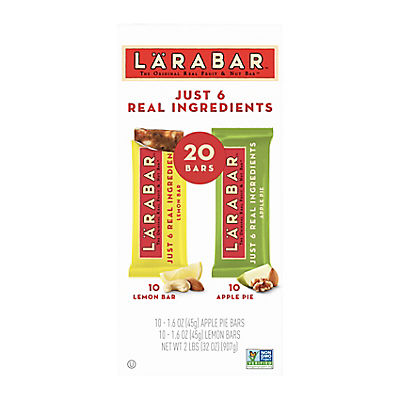 Larabar Bar Apple Pie and Lemon Variety Pack, 20 ct./1.6 oz.