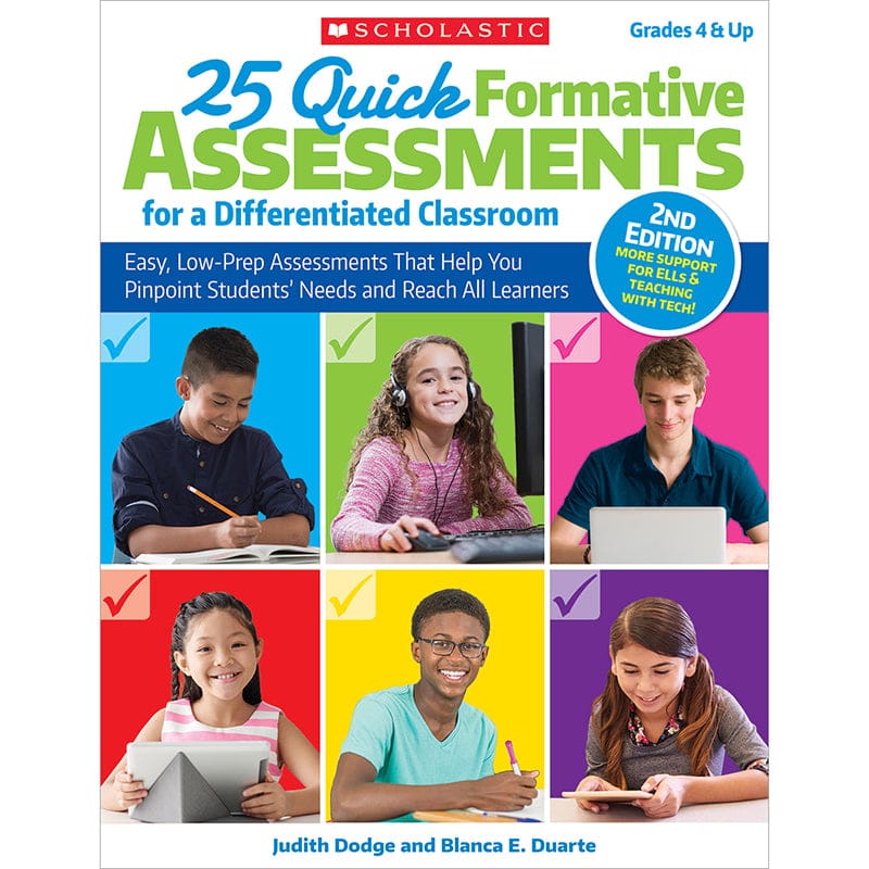 25 Quick Formative Assessments Differentiated Classroom (Pack of 2) - Differentiated Learning - Scholastic Teaching Resources