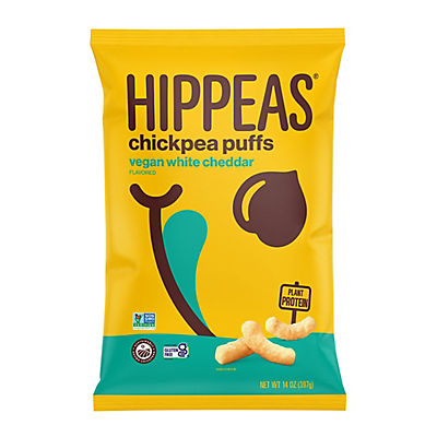 Hippeas Organic Cheddar Chickpea Puffs, 14 oz.