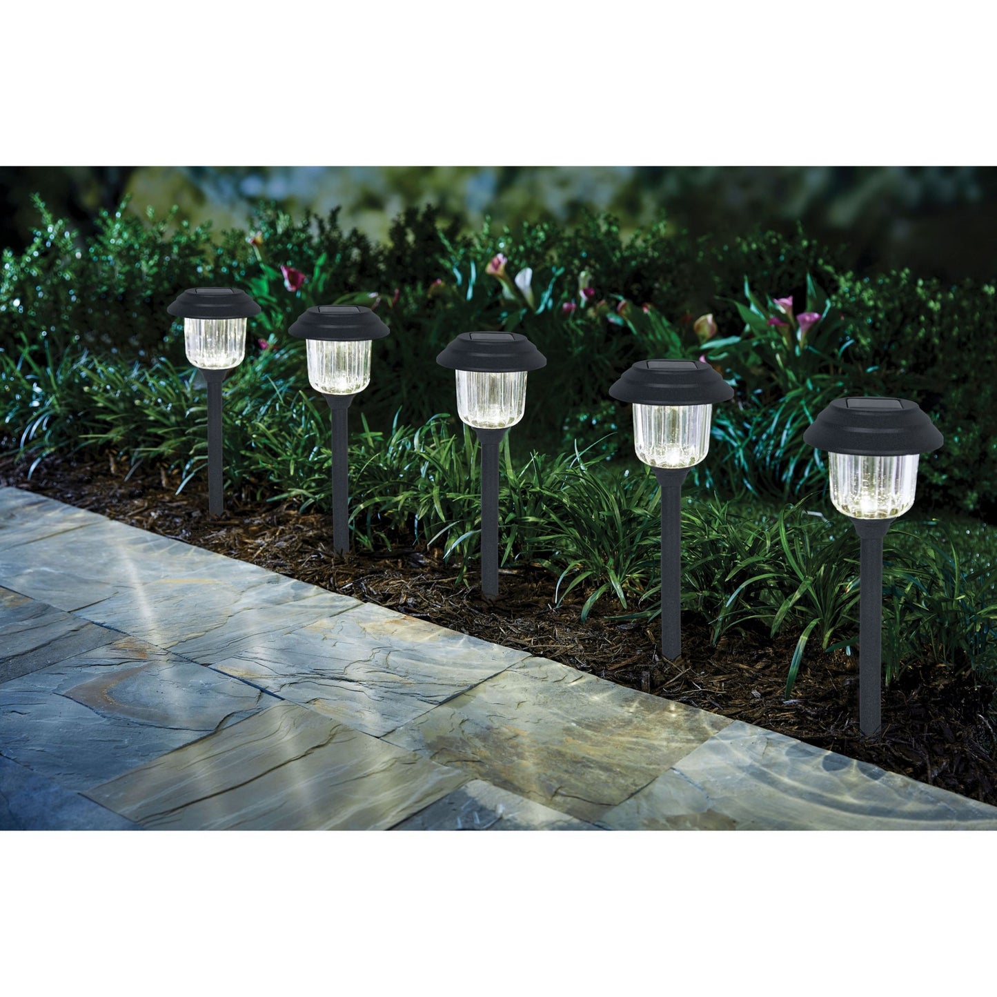 Berkeley Jensen 8-Lumen Solar Pathway Lights, 8 pk. - Weathered Zinc