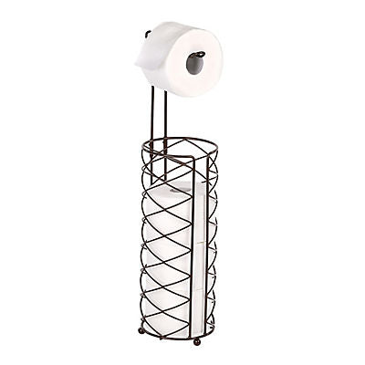 Honey-Can-Do Freestanding Toilet Paper Holder - Oil-Rubbed Bronze