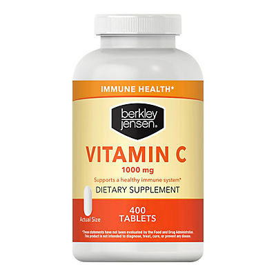 Berkley Jensen Vitamin C, 400 ct.
