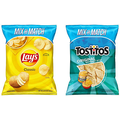 Lay's Classic & Tostitos Original, Pick n' Pack
