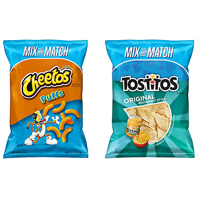 Tostitos Original & Cheetos Puffs, Pick n' Pack