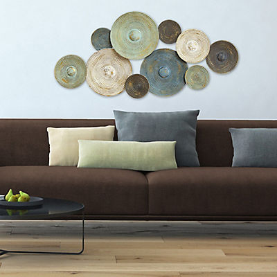 Stratton Home Decor Asheville Textured Plates Wall Decor
