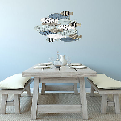 Stratton Home Decor Modern School of Fish Wall Decor