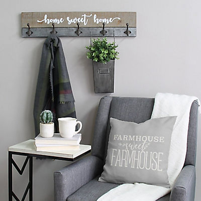 Stratton Home Decor Rustic Home Sweet Home Hooks