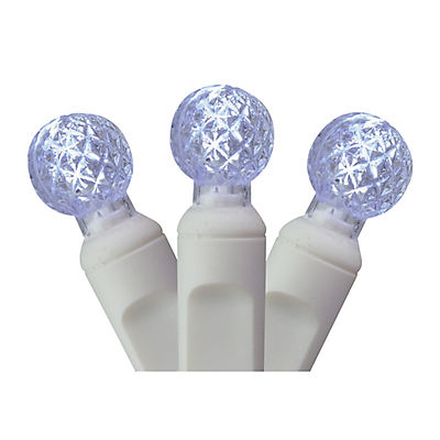 Vickerman 33' LED G12 Berry Christmas Lights - White