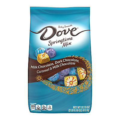 Dove Promises Milk & Dark Chocolate Assorted Easter Candy Springtime Mix, 32.19 oz.