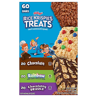 Rice Krispies Treats Marshmallow Snack Bars Variety Pack, 60 ct.