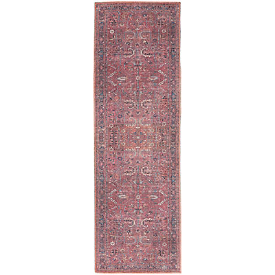 Nicole Curtis Series 1 Washable Area Rug - Red