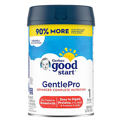 Gerber Good Start GentlePro Stage 1 Formula, 38 oz.