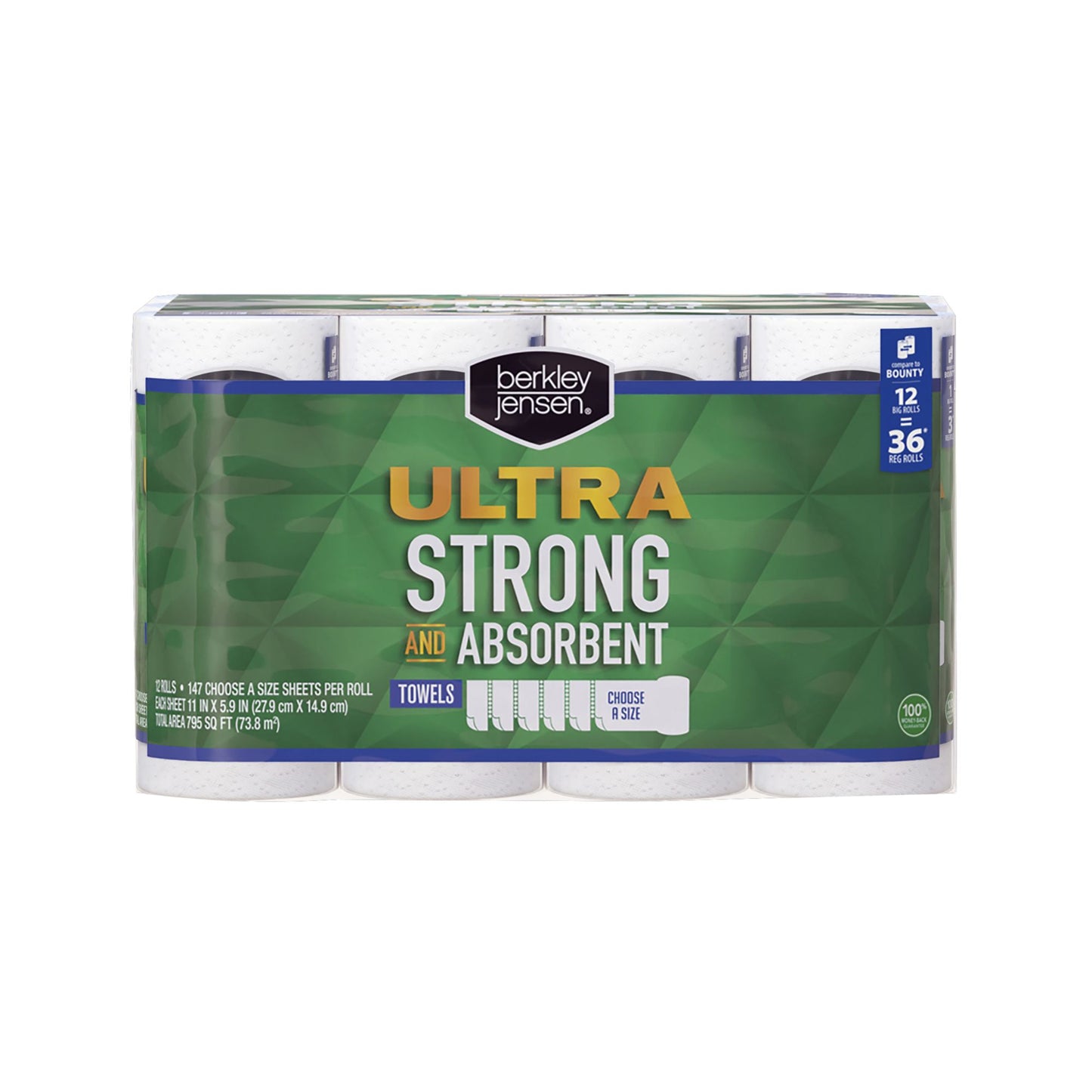 Berkley Jensen Choose-a-Size Ultra Paper Towel, 12 ct.