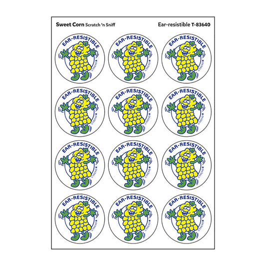 Stinky Stickers Sweet Corn Scent Ear-Resistable (Pack of 12)