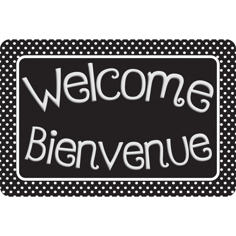 Welcome Mat 15.5X23.5In Bienvenue (Pack of 2)