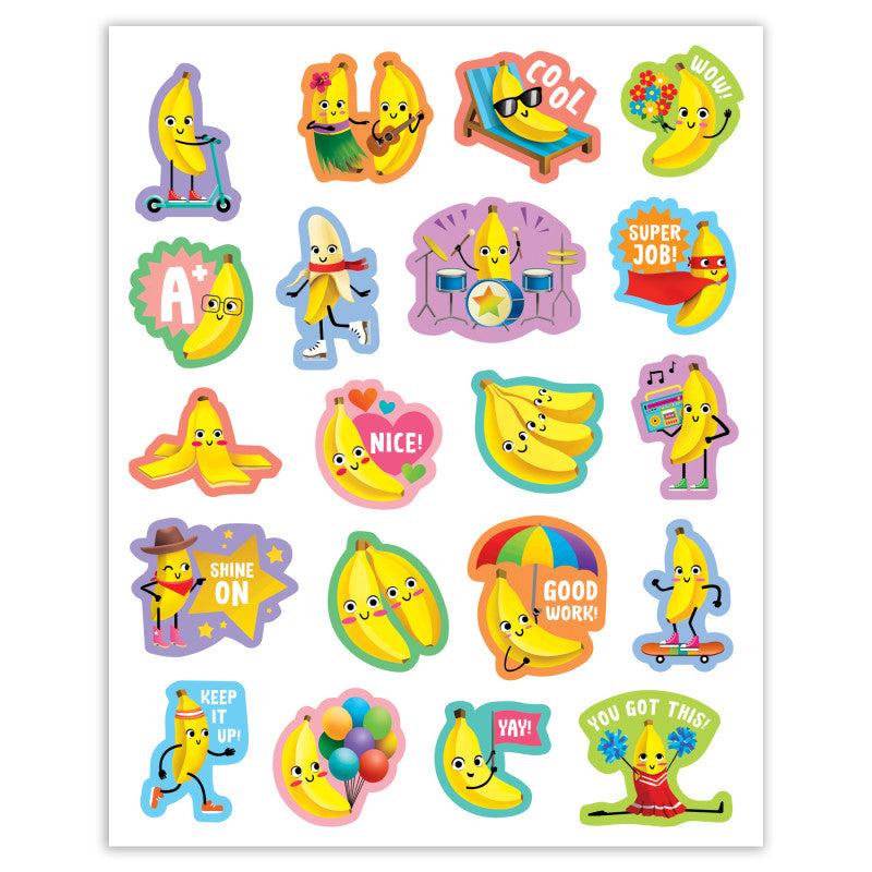 Banana Smelly Stickers (Pack of 12)