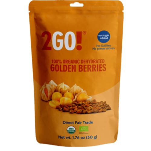 2GO Grocery > Snacks > Fruit Snacks 2GO: Organic Dried Golden Berries, 1.76 oz