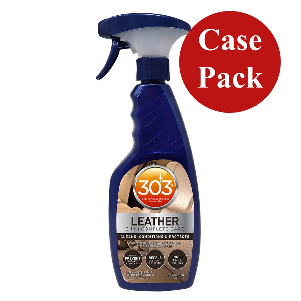 303 Automotive Leather 3-In-1 Complete Care - 16oz *Case of 6* - Automotive/RV | Cleaning,Boat Outfitting | Cleaning - 303