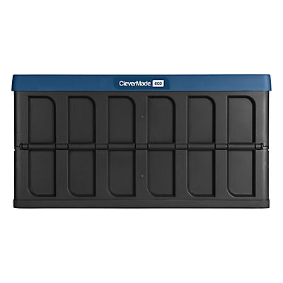 CleverMade 62L Collapsible Storage Bin - Blue