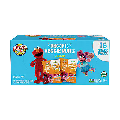 Earth's Best Sesame Street Organic Cheddar Veggie Puffs