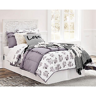 Ashley Furniture Twin Size Panel Headboard - White
