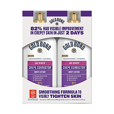 Gold Bond Age Renew Crepe Corrector Body Lotion, 2 pk./13 oz.
