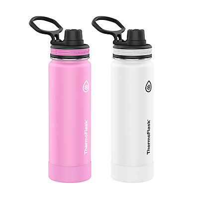 Thermoflask 24 oz. Spout Bottle, 2 pk. - Strawberry/Arctic
