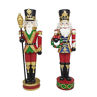 Berkley Jensen 16" Resin Nutcrackers with Lights, 2 ct.