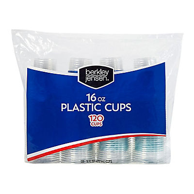 Berkley Jensen Printed Plastic Cup, 120 ct./16 oz.